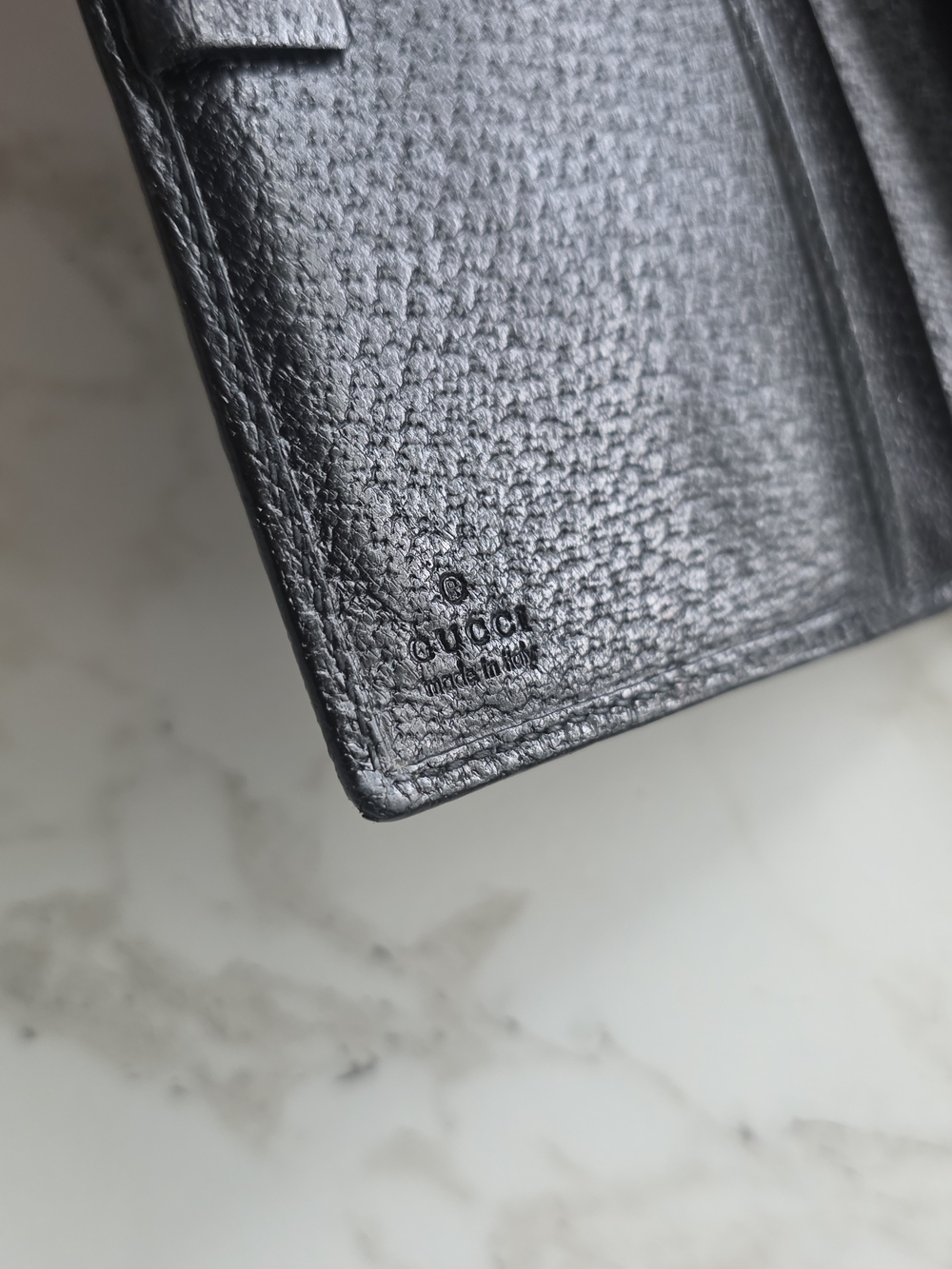 Gucci Black GG Monogram Canvas Leather Wallet Continental Bifold - Picture 4 of 13